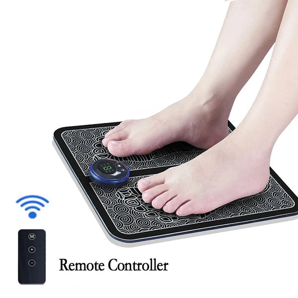 Remote EMS Foot Massager Pad Portable